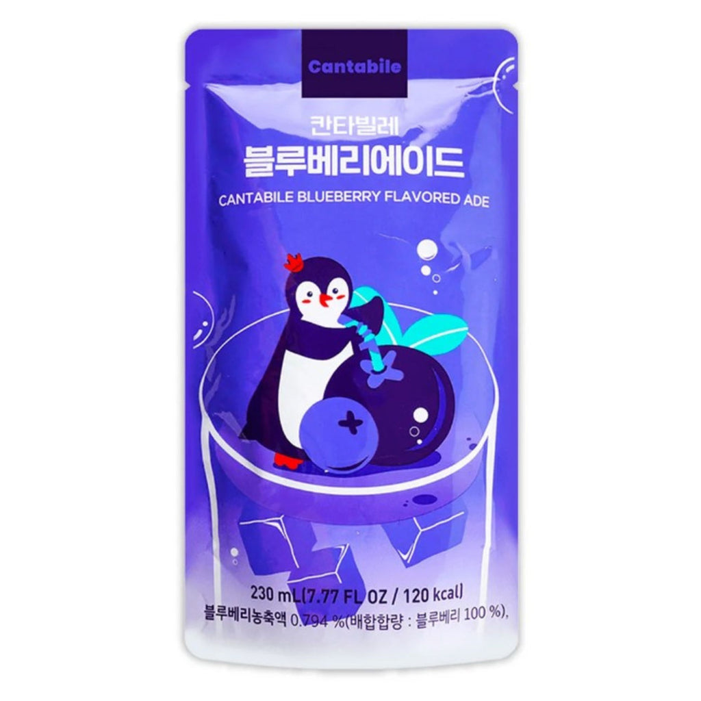 Bebida Coreana Jugo Cantabile Sabor Arándano para Vaso con Hielo 230 ML