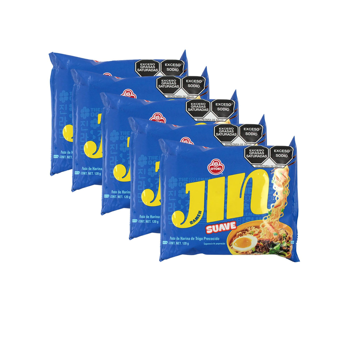 Ramen Coreano Otoki Jin Ramen Mild Bolsa 120G
