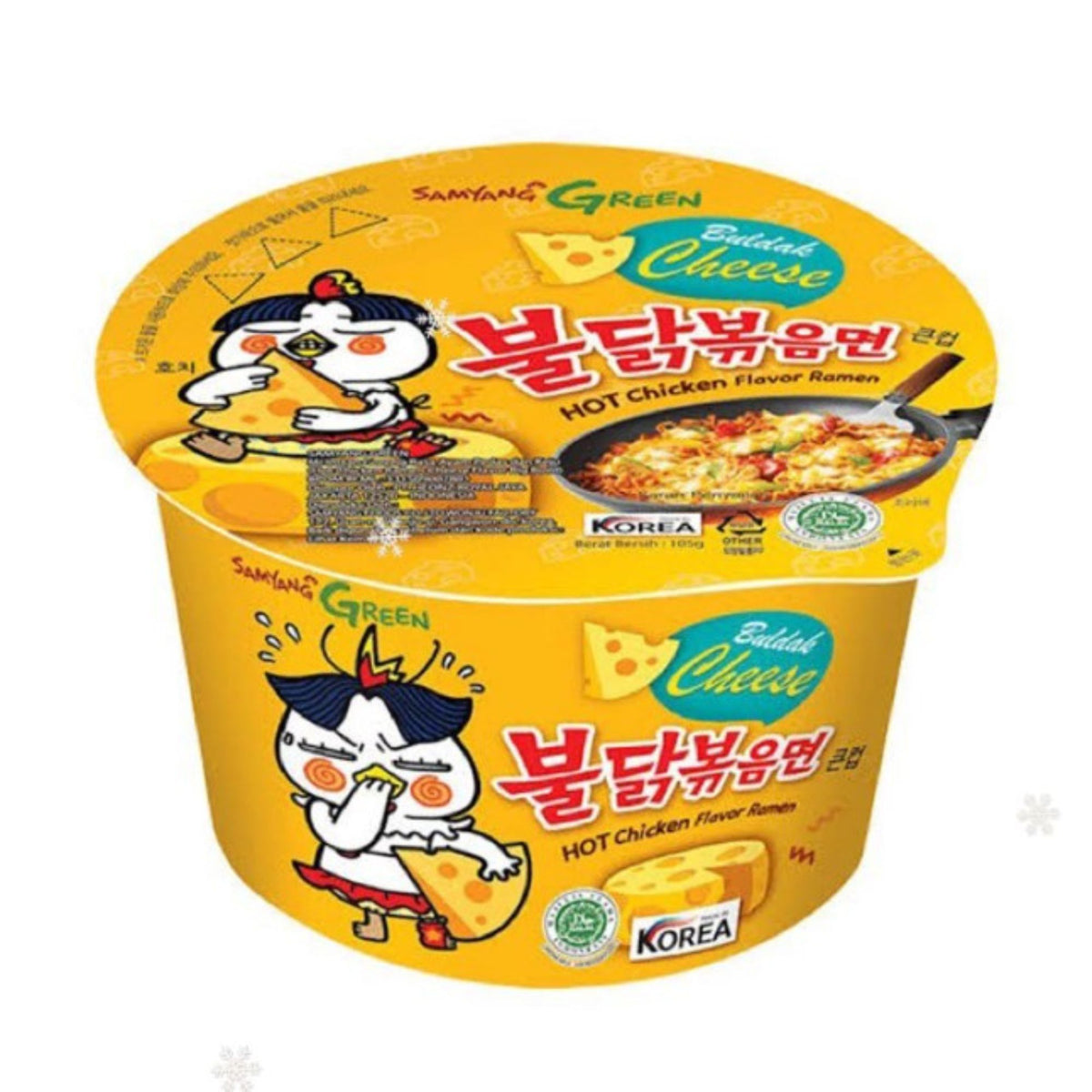 Ramen Coreano Samyang Buldak Sabor Queso Big Bowl 105G