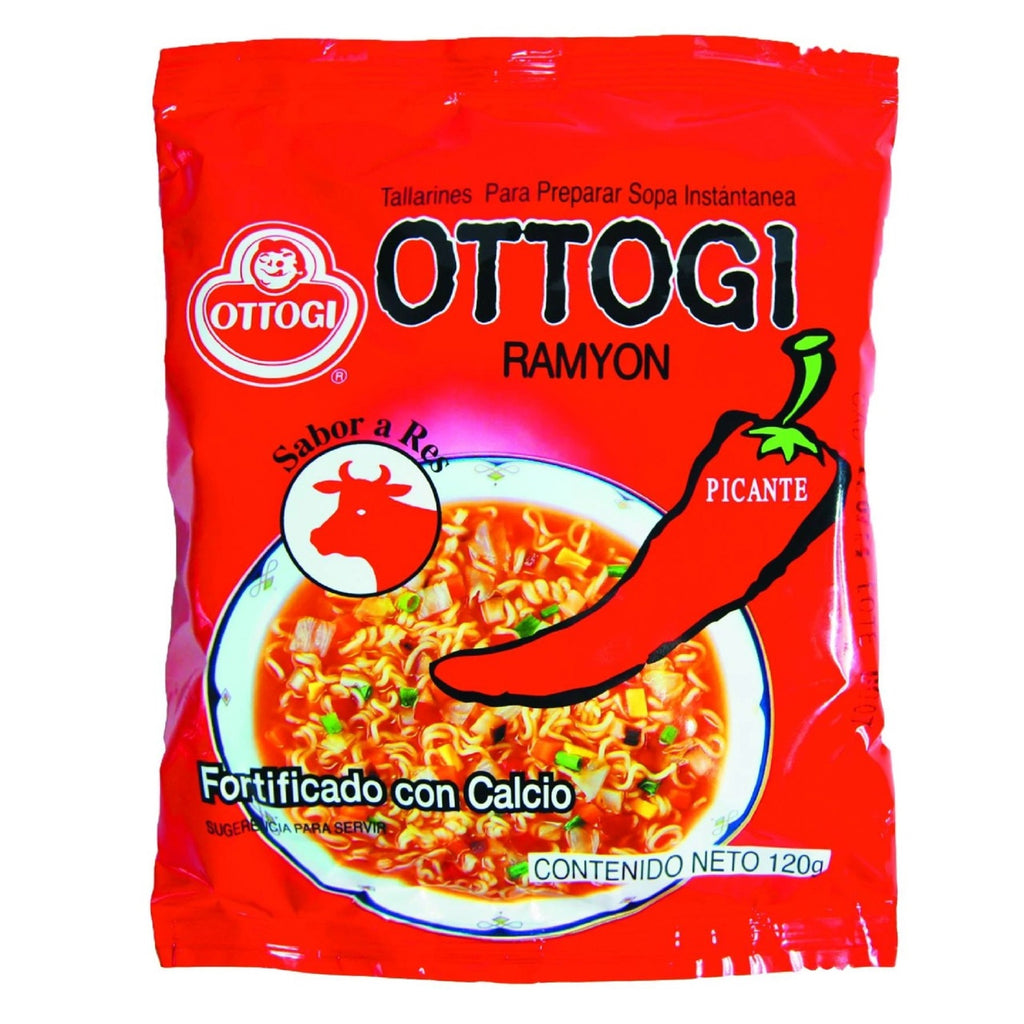 Ramen Coreano Otoki Sabor Caldo de Res Bolsa 120G