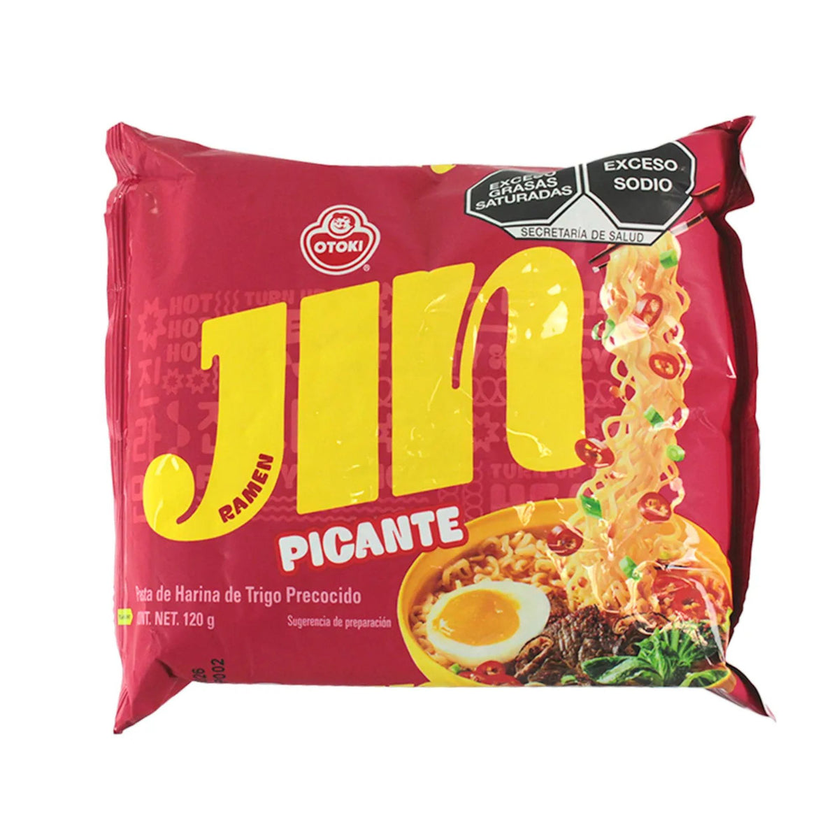 Ramen Coreano Otoki Jin Ramen Picante Bolsa 120G