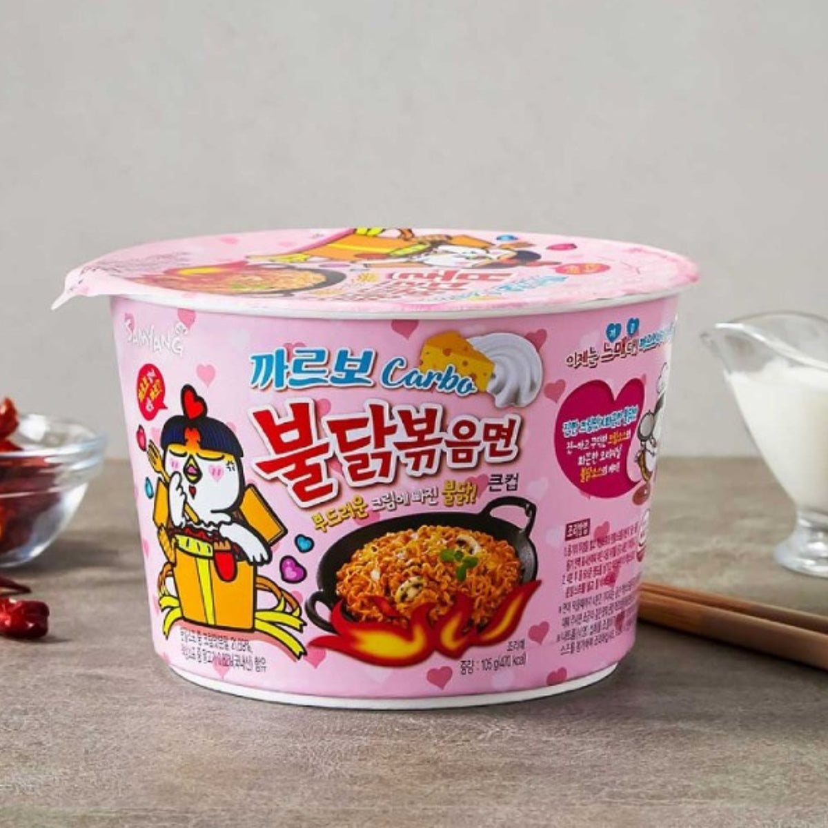Ramen Coreano Samyang Buldak Sabor Carbonara Big Bowl 105G