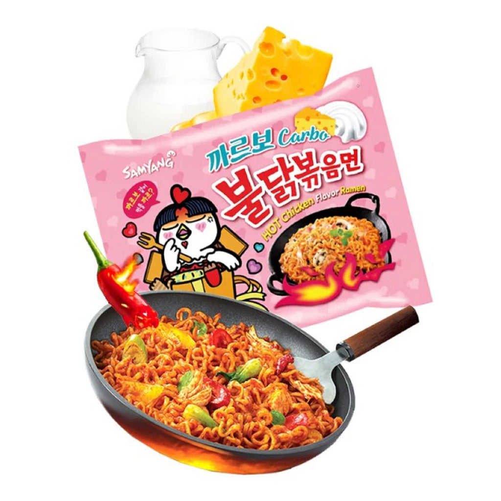 Ramen Coreano Samyang Buldak Sabor Carbonara Bolsa 130G