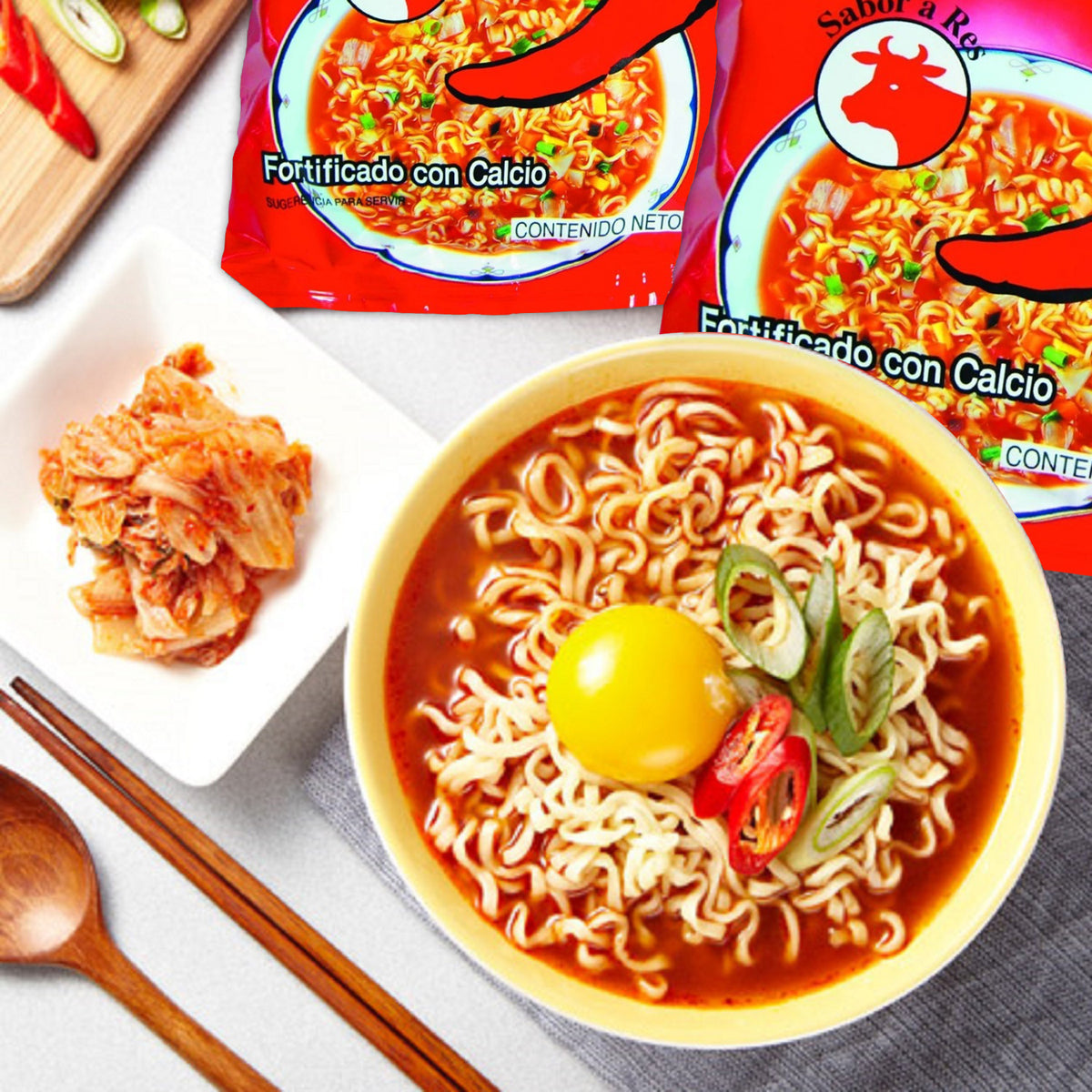 Ramen Coreano Otoki Sabor Caldo de Res Bolsa 120G