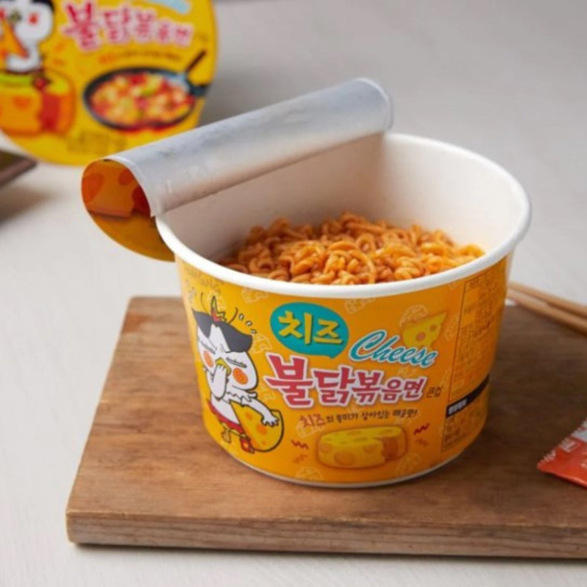 Ramen Coreano Samyang Buldak Sabor Queso Big Bowl 105G